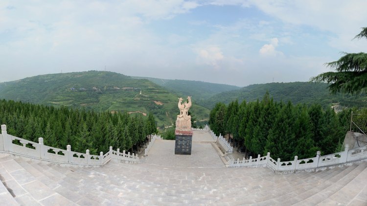 西安青山綠水壽陽山墓園環境圖片賞析