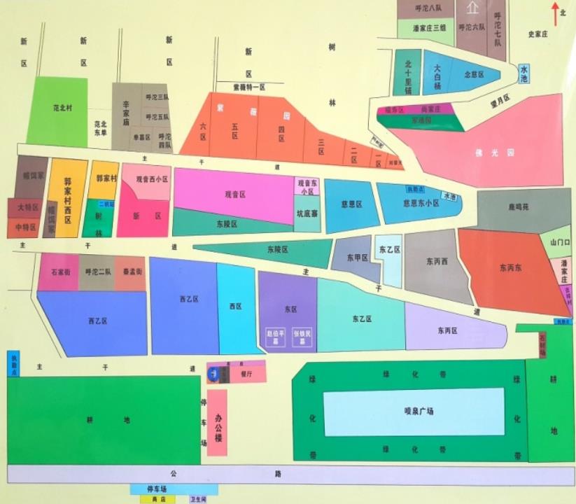 西安壽陽山墓園景區規劃圖