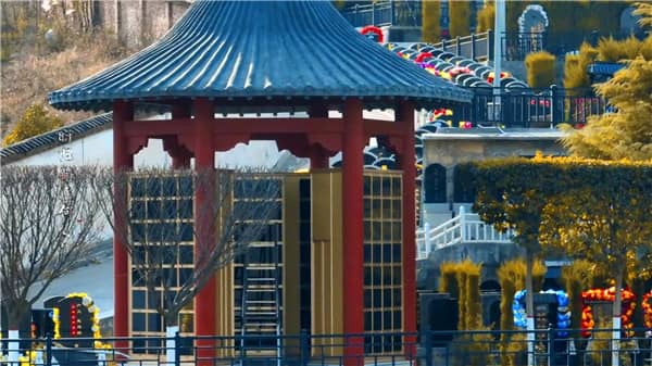 西安霸陵墓園老區,祭奠先人